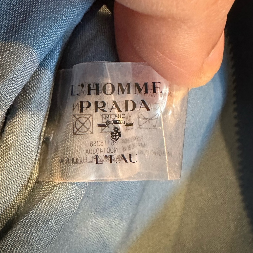 VIP Gift Prada Blue Men's Bag - Picture 11 of 12